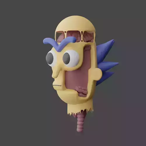 Rik head model 3D model