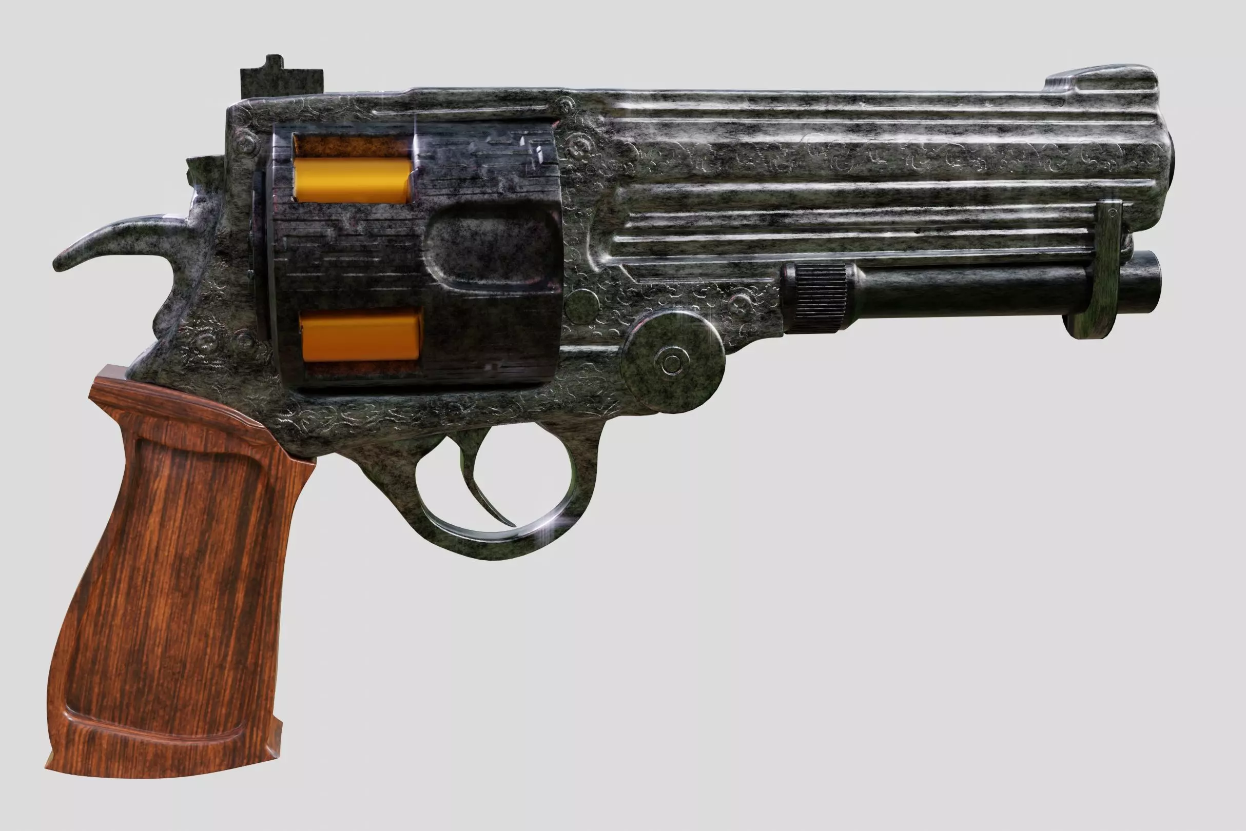 Revolver 3D model_0