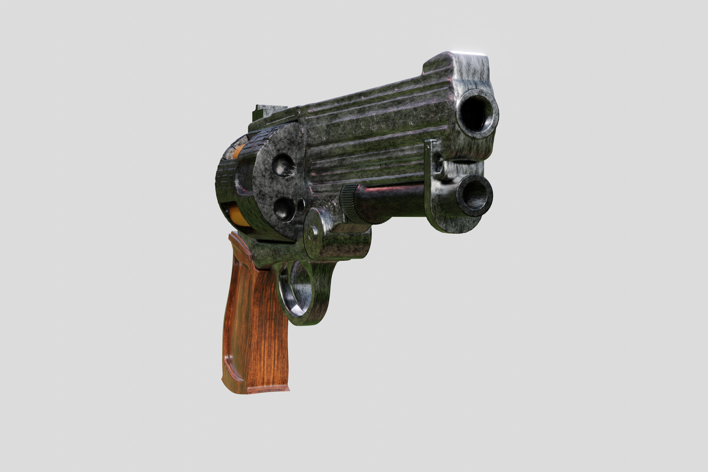 Revolver 3D model_1