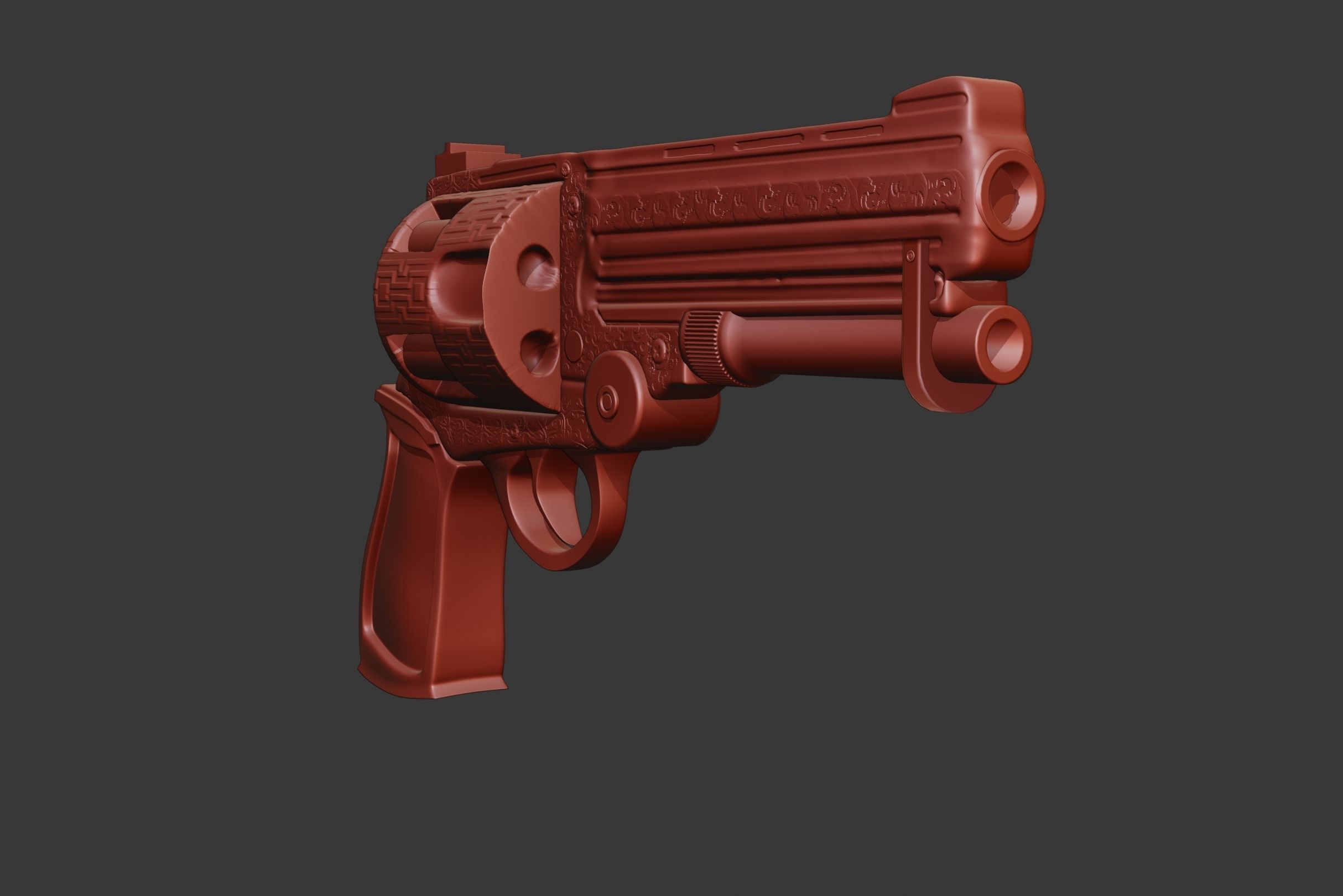 Revolver 3D model_3