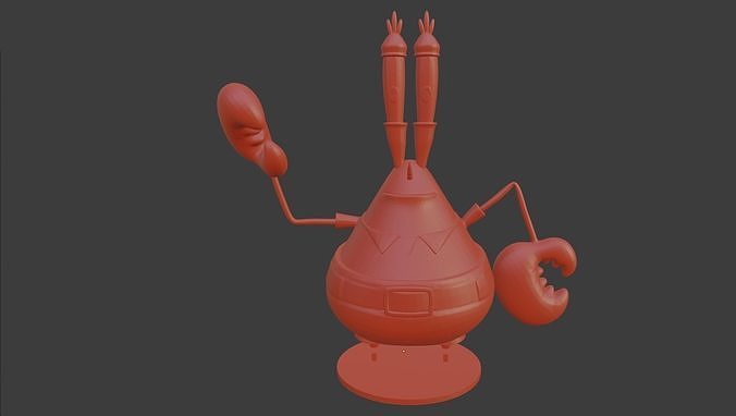 Eugene Harold krabs 3D print model
