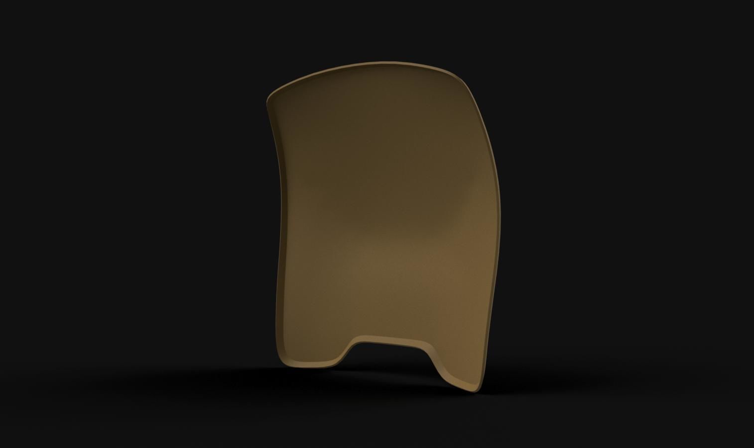 mandalorian backplate chapter 1 3D print model_1