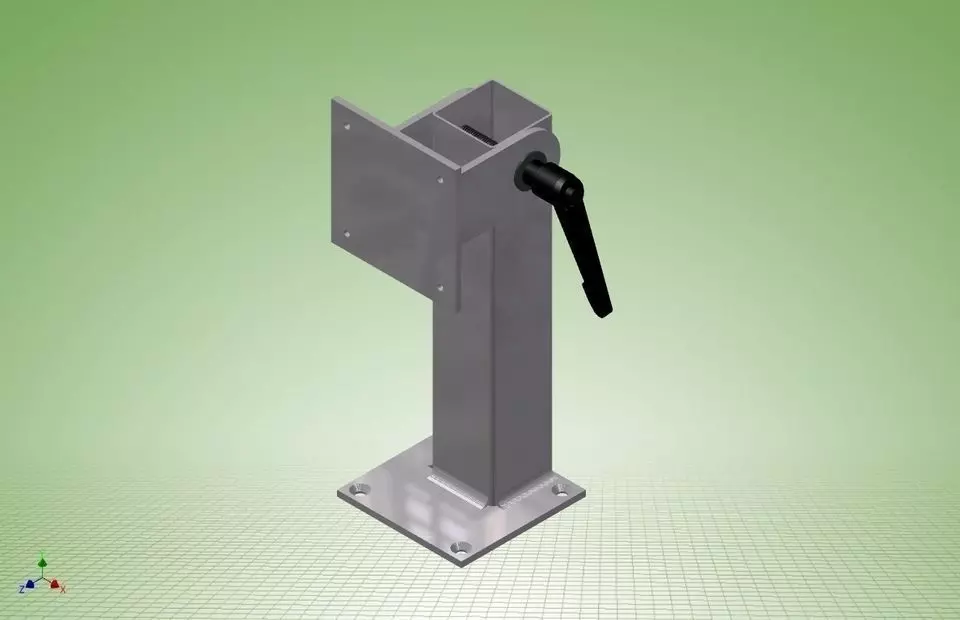 LCD Monitor Mount Free 3D model_0