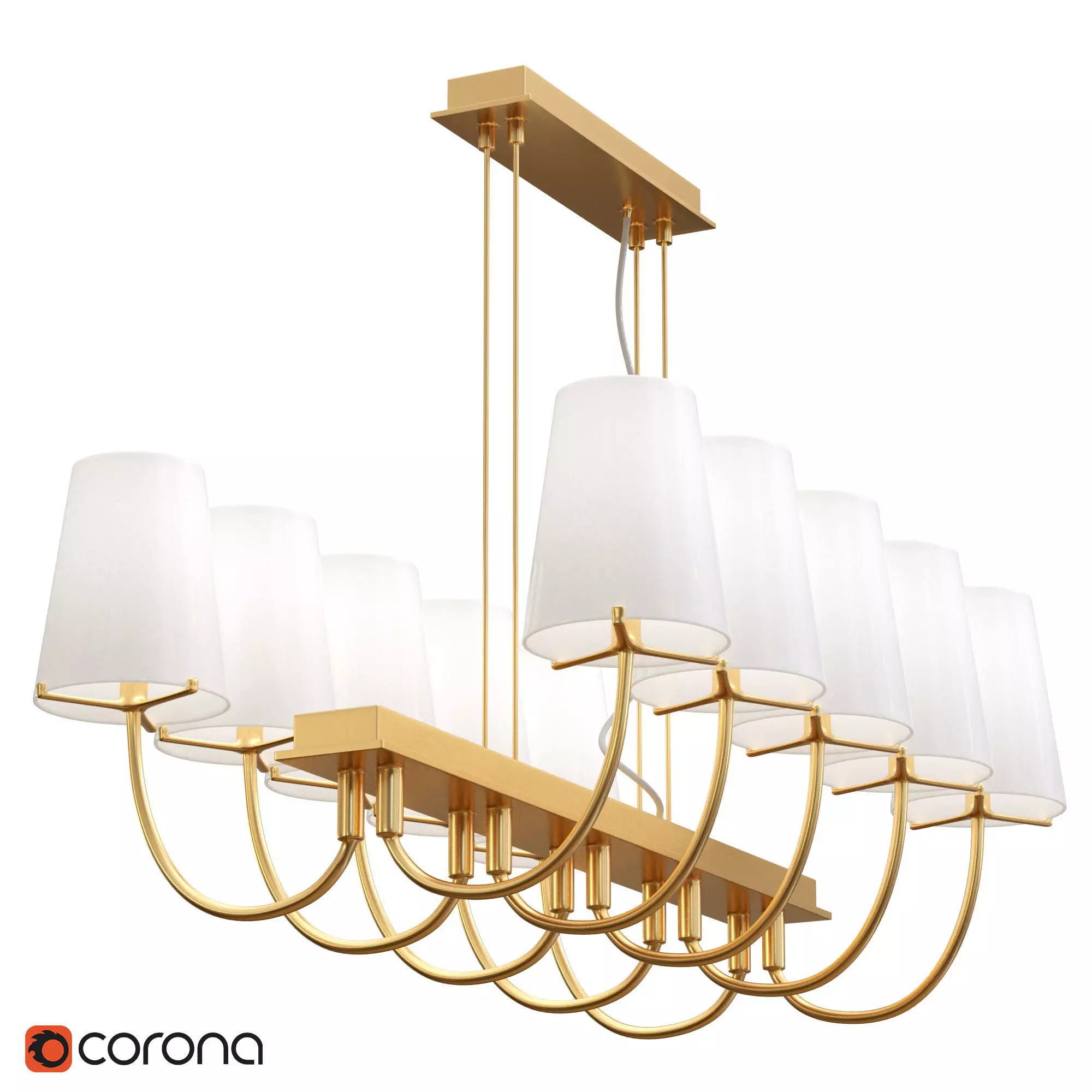Lightstar corona chandelier 3D model