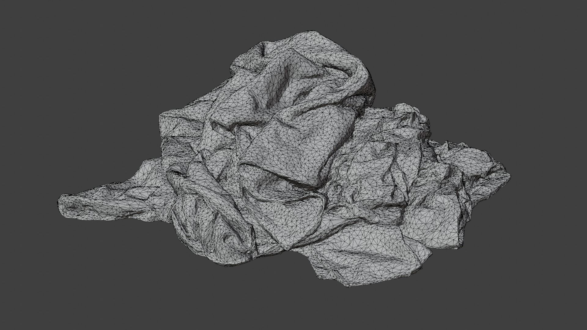 Pile of Clothes on the Ground Neon Color 3D Scanned Low-poly 3D model_10