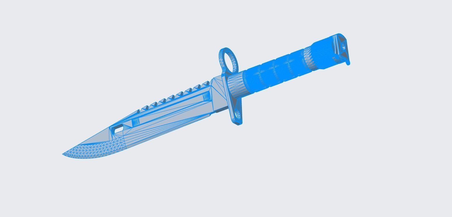 Bayonet M9 3D model_3