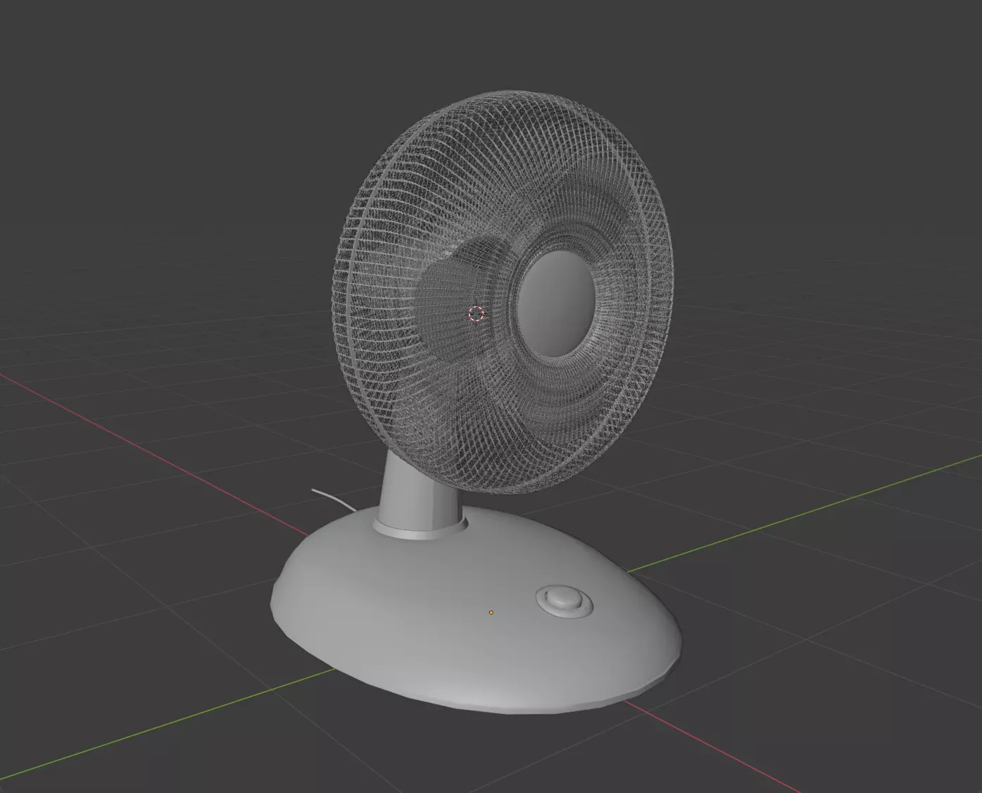 Low-Poly Fan 3D model Free low-poly 3D model