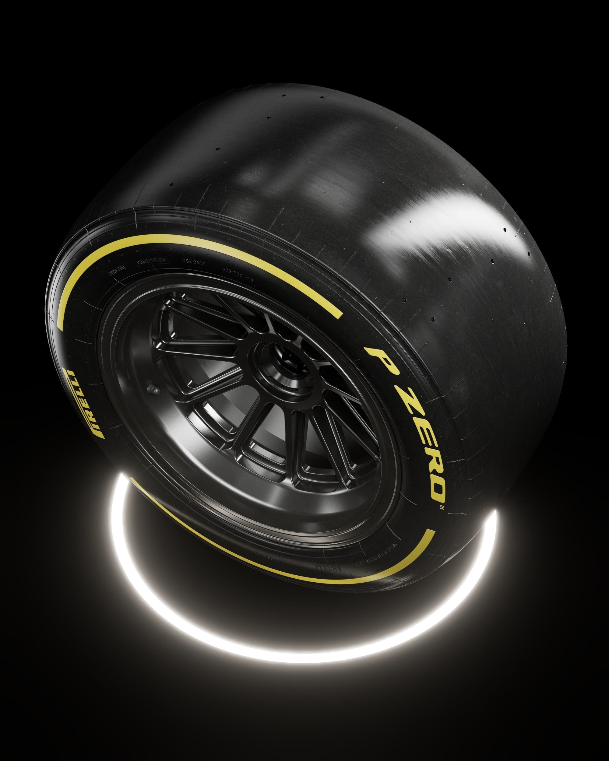 Pirelli PZERO F1 2022 Brand New 3D model_4
