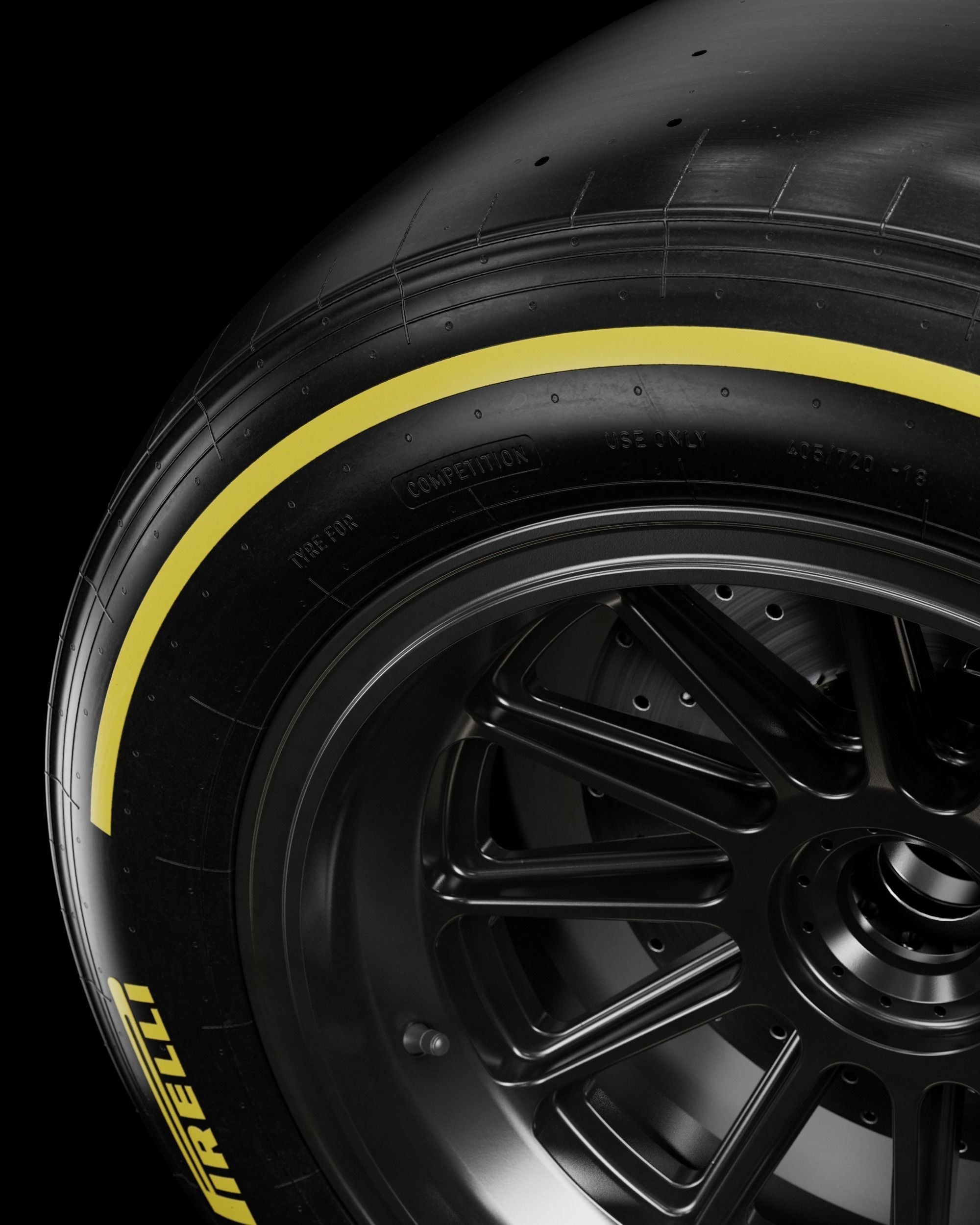 Pirelli PZERO F1 2022 Brand New 3D model_7