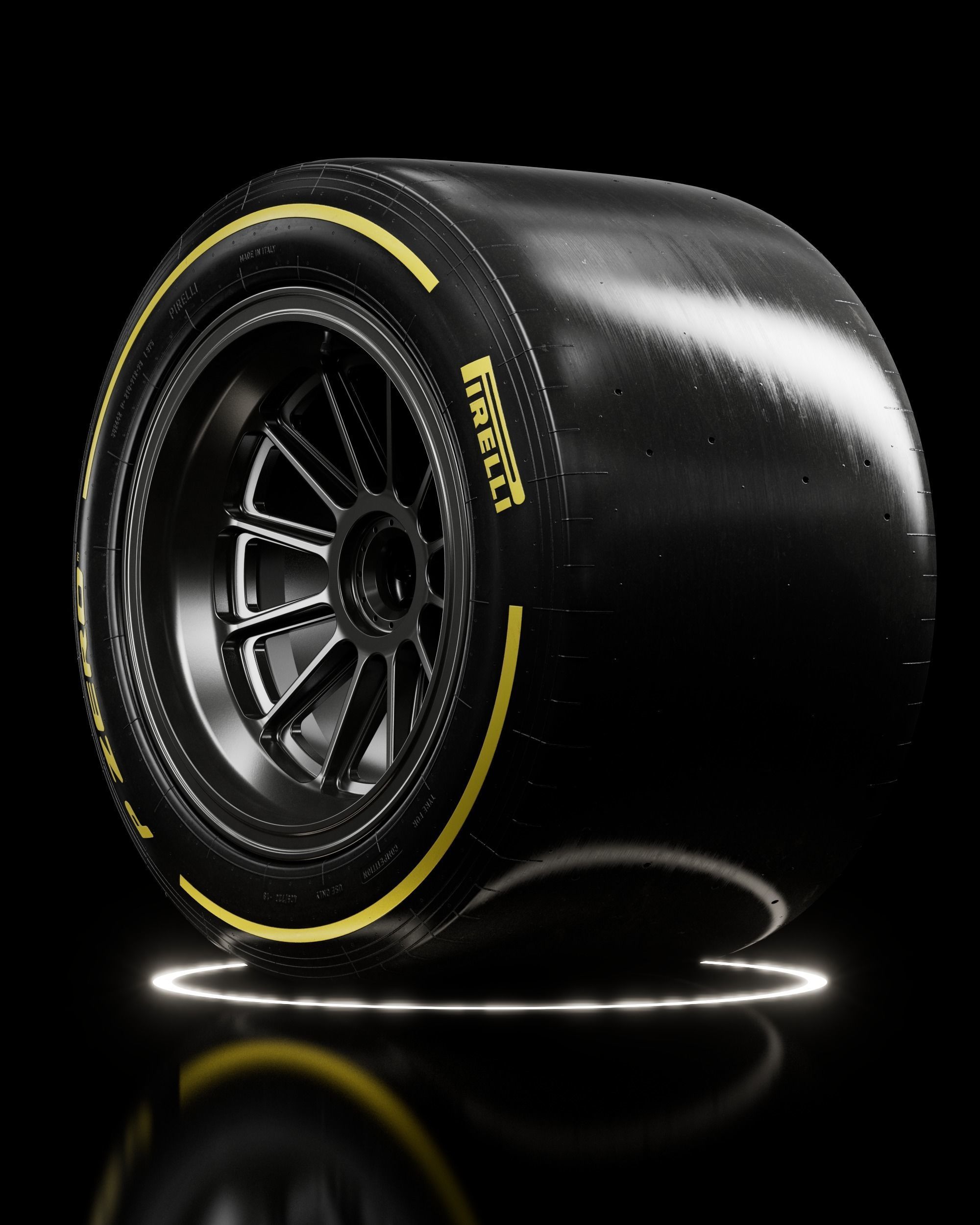 Pirelli PZERO F1 2022 Brand New 3D model_1