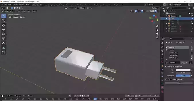 chargeur  charger 3D model