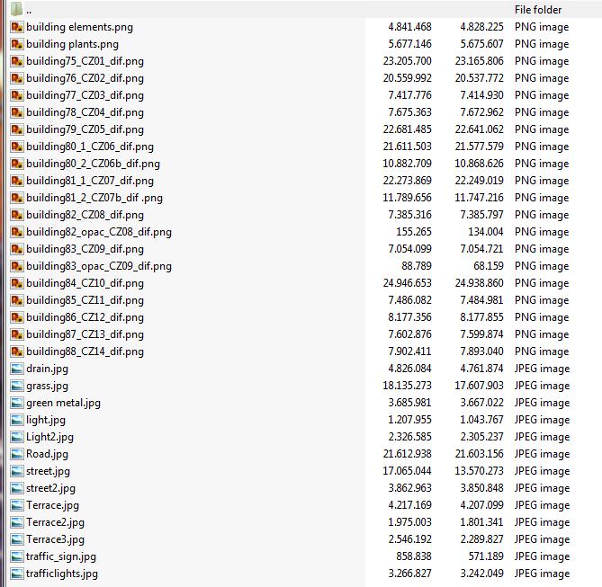 City Block Low-poly 3D model_29