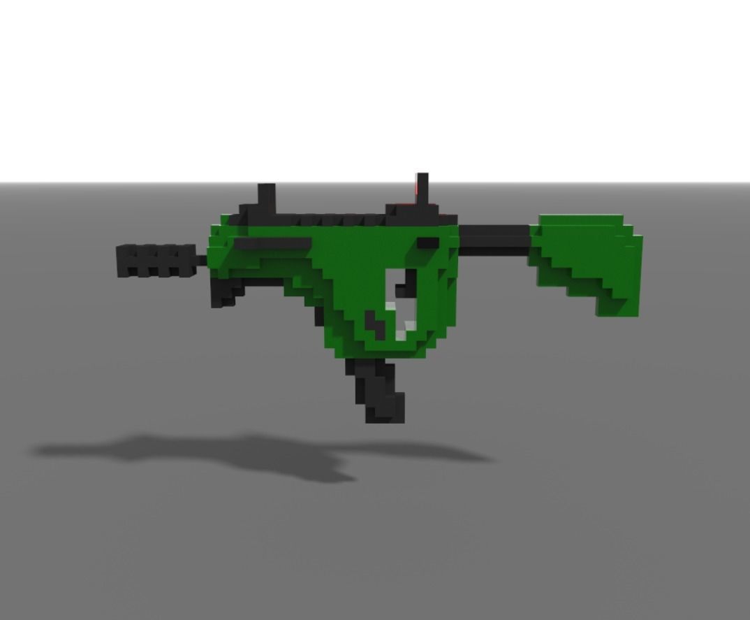 Vector voxel 3D model_2