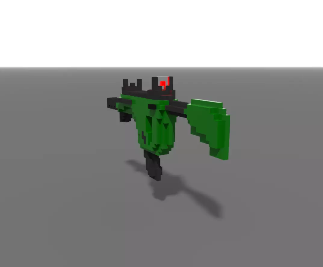 Vector voxel 3D model_0