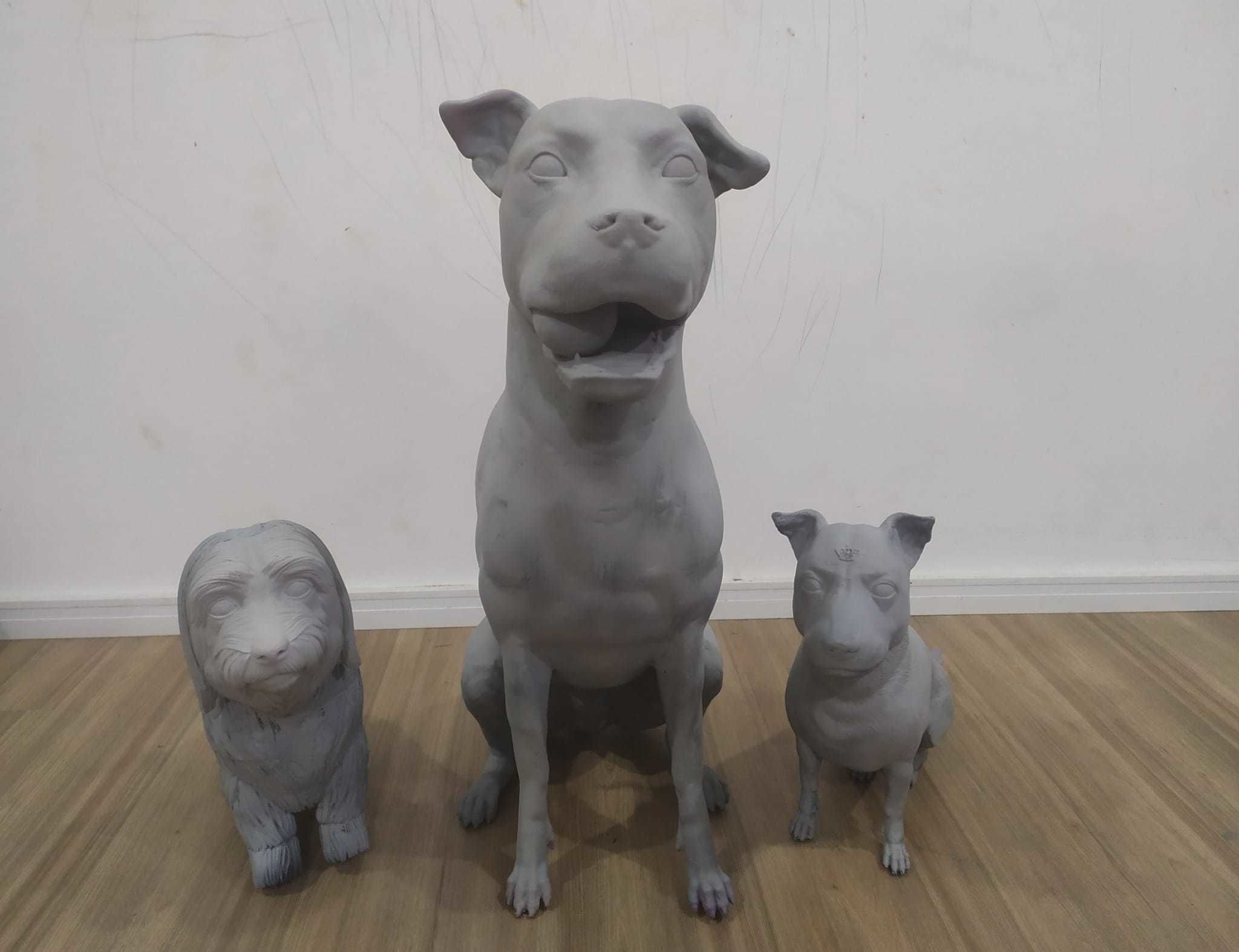 Pitbull - Dog Pet 01 3D print model_7