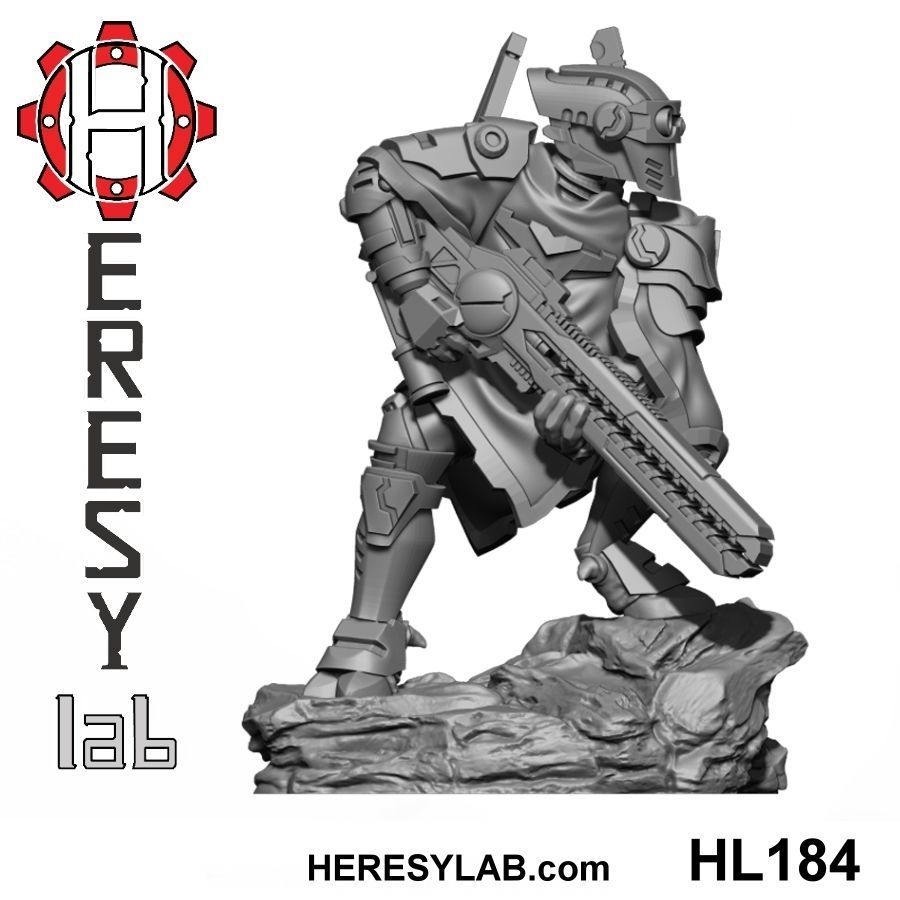 HL183 - Greater God Scout 3 with weapon variants 3D print model_2