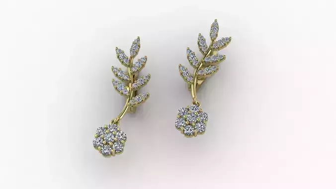 Golden Earing 3D print model Golden Earing 3D print model