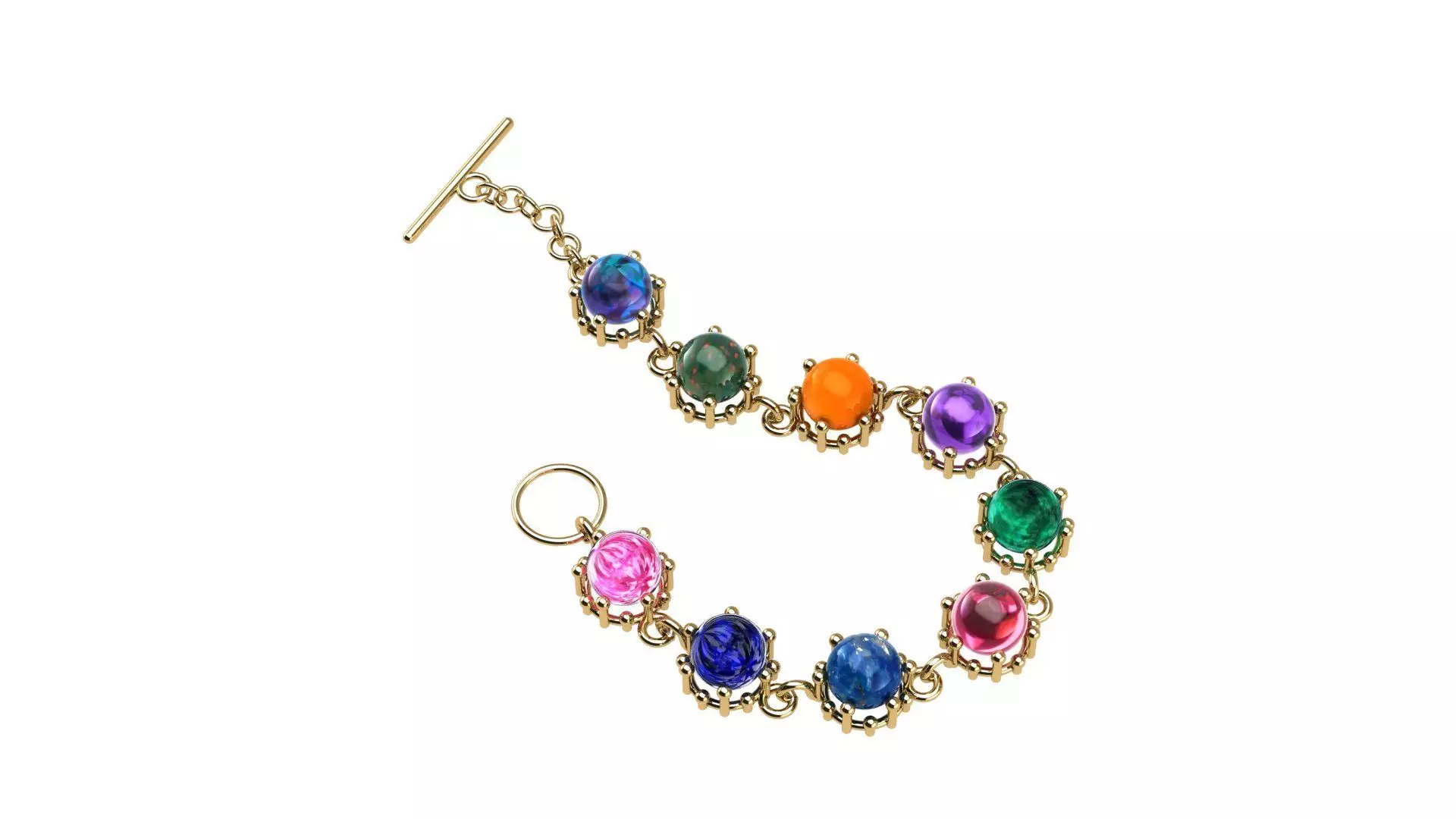 Solar System bracelet 3D print model