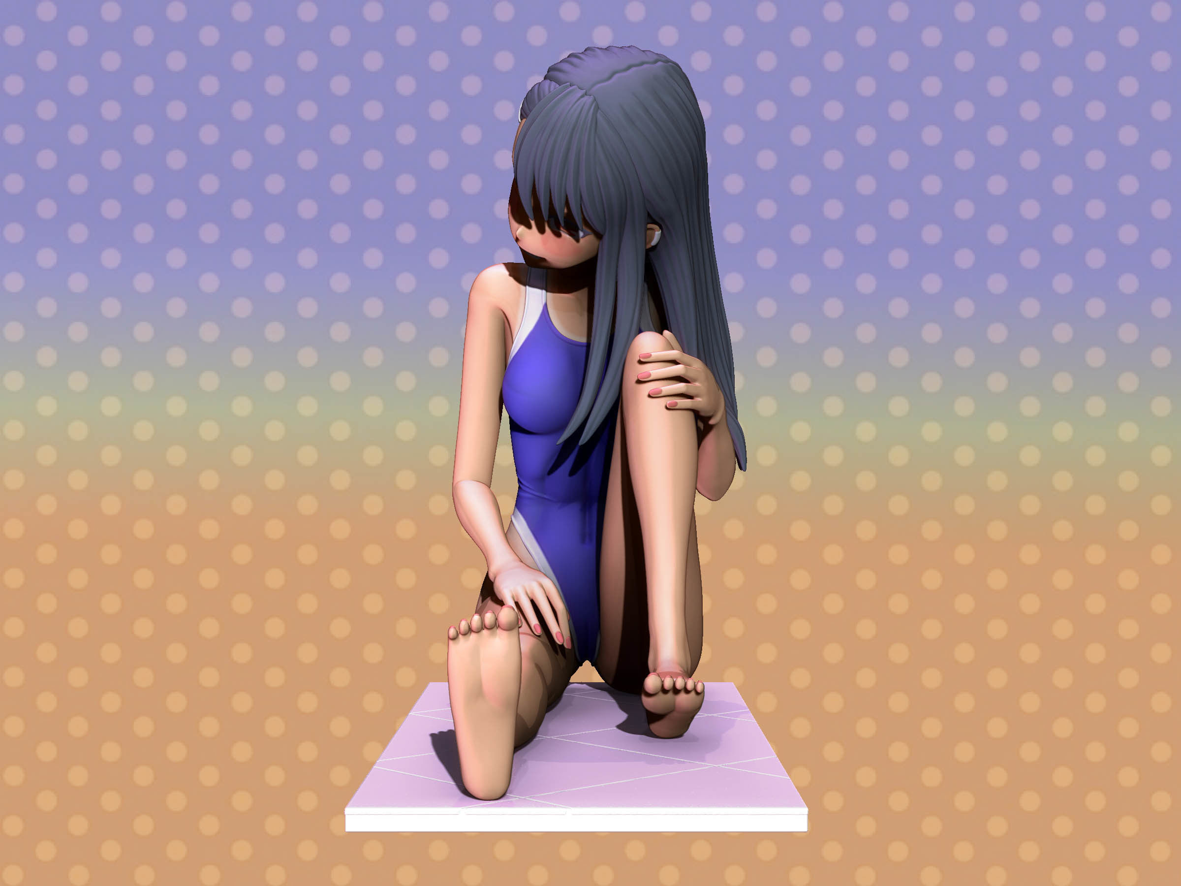 Hayase Nagatoro swimsuit 3d figure 3D print model_7