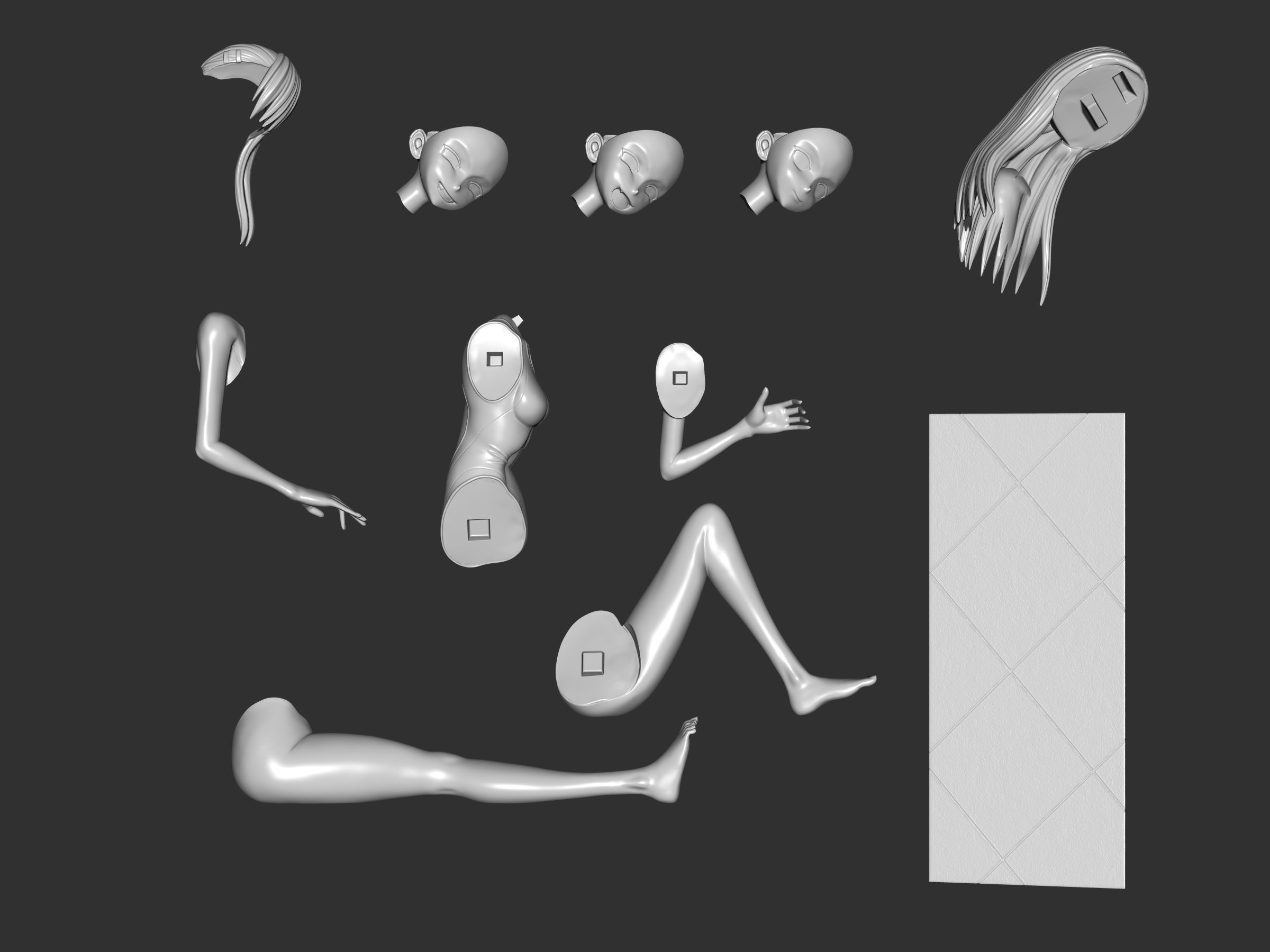 Hayase Nagatoro swimsuit 3d figure 3D print model_15