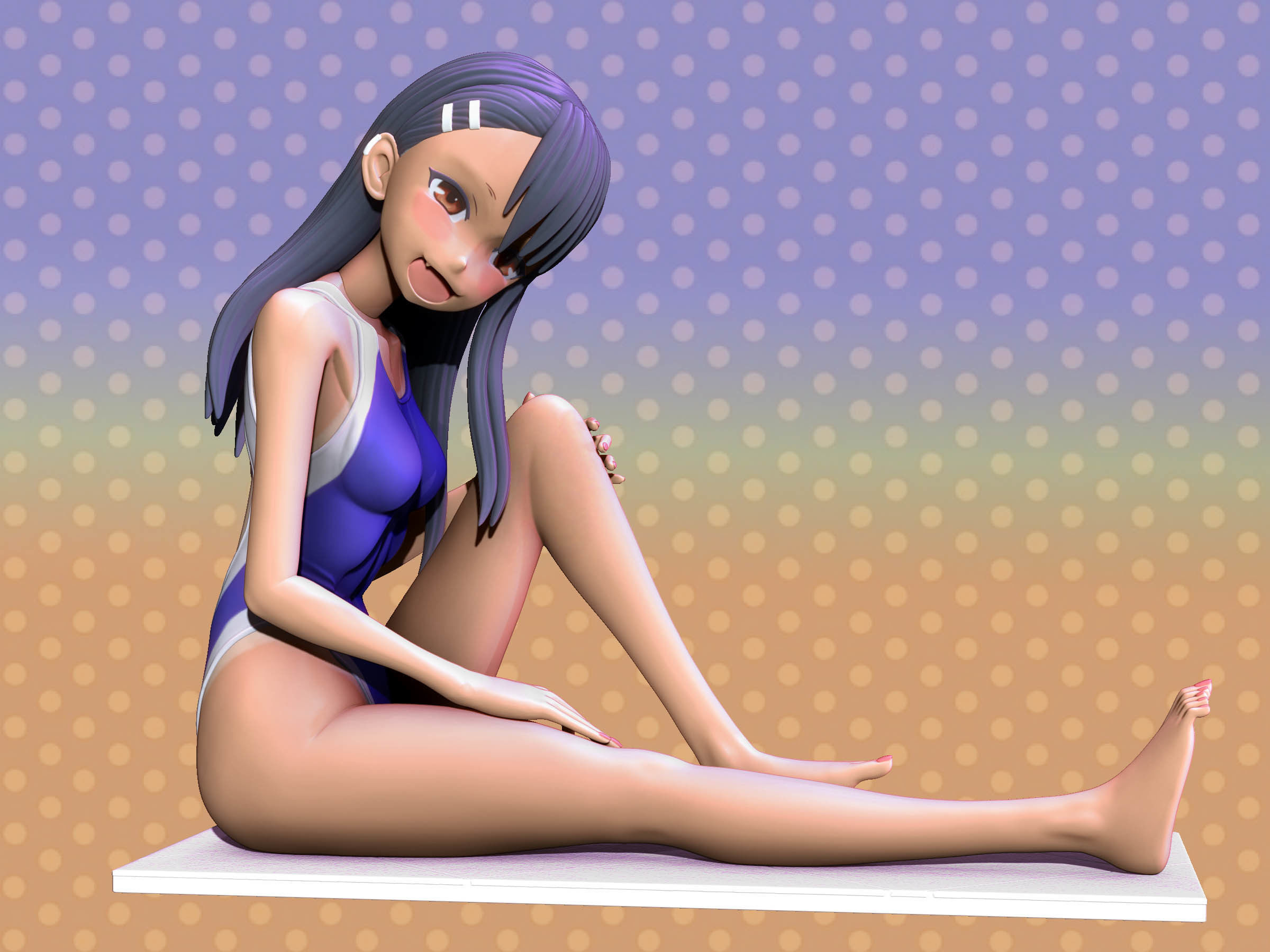 Hayase Nagatoro swimsuit 3d figure 3D print model_3