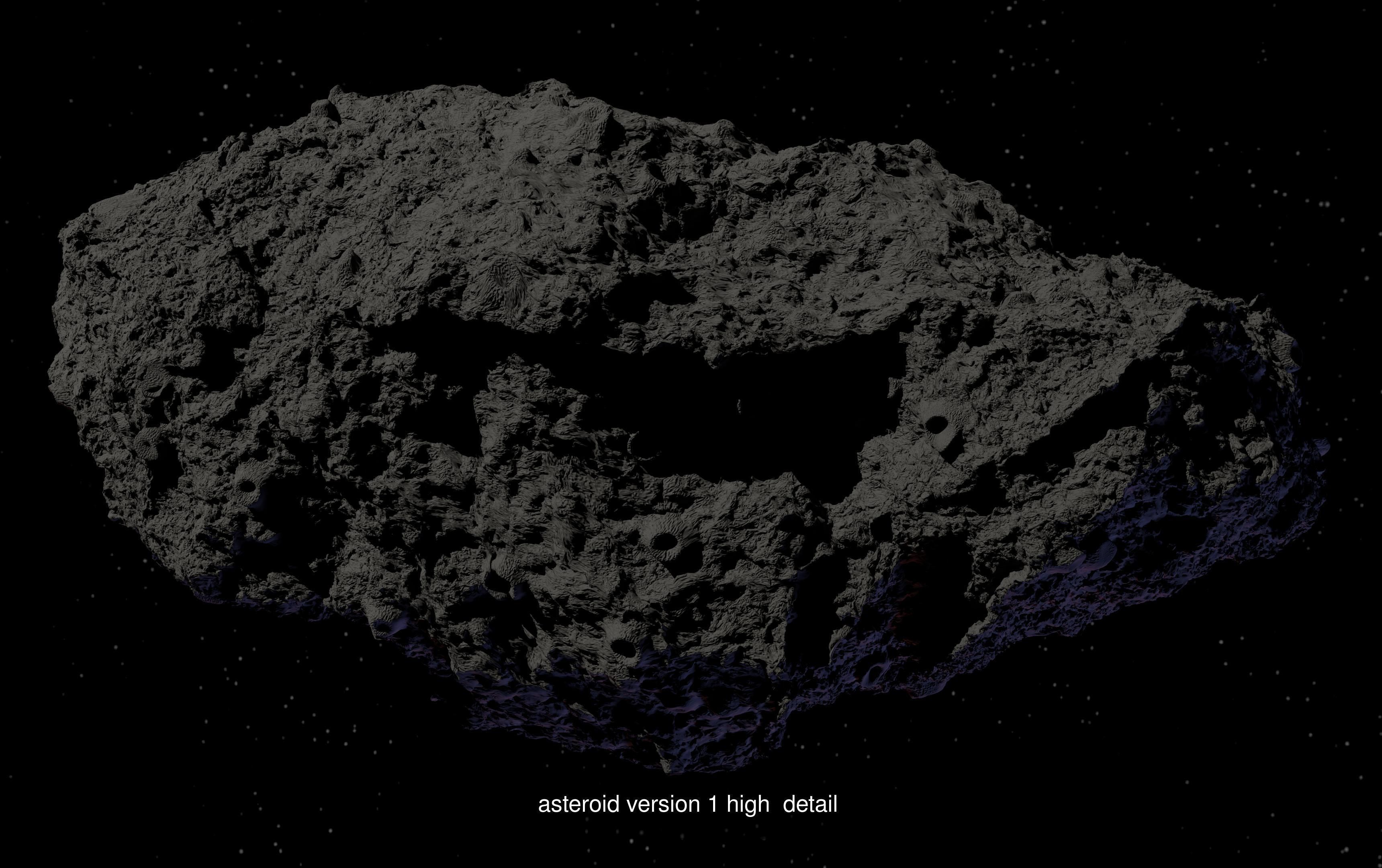 asteroids high detail 5 piece collection pack _3