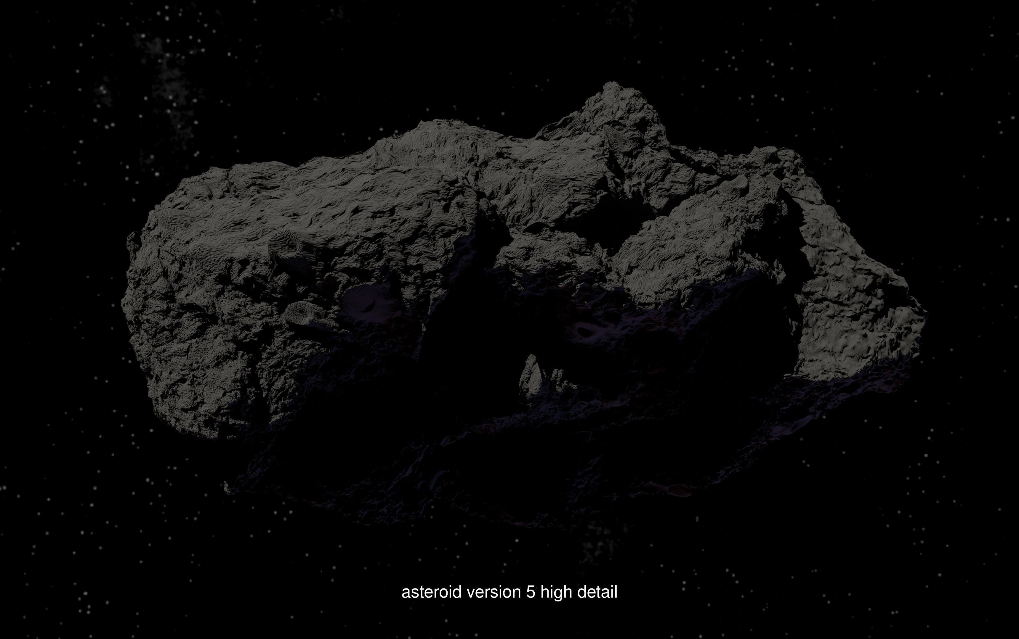 asteroids high detail 5 piece collection pack _7