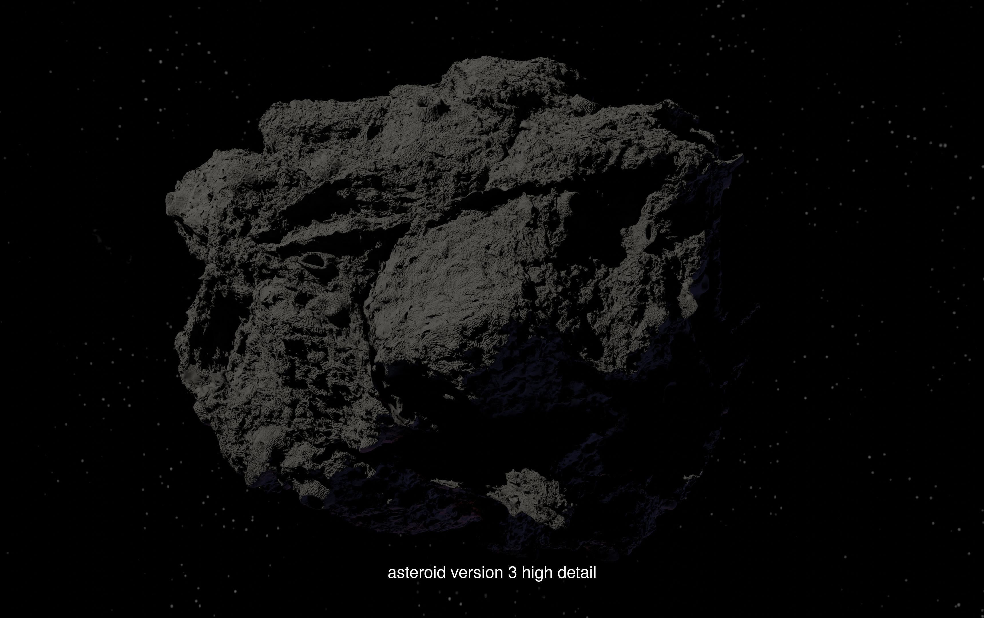 asteroids high detail 5 piece collection pack _5