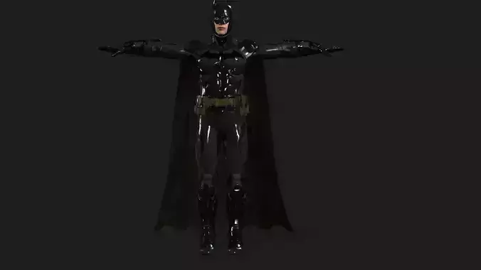 BATMAN arkham knight flying in air 3D model