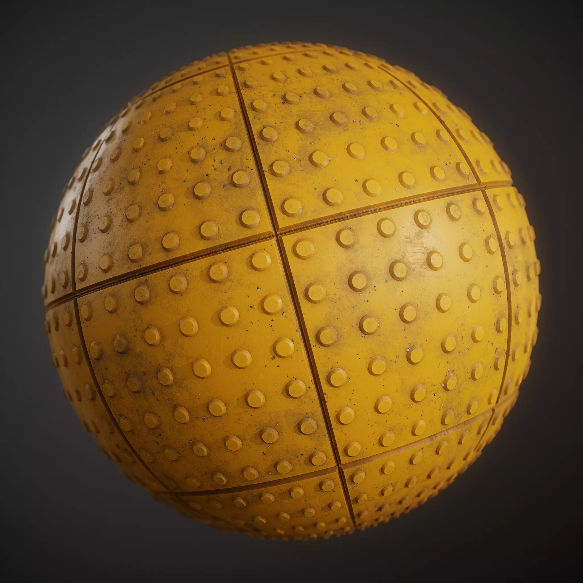 Tactile Pavement Material Free 3D model_0