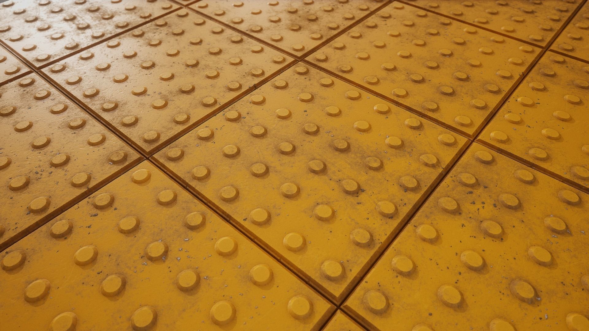 Tactile Pavement Material Free 3D model_1