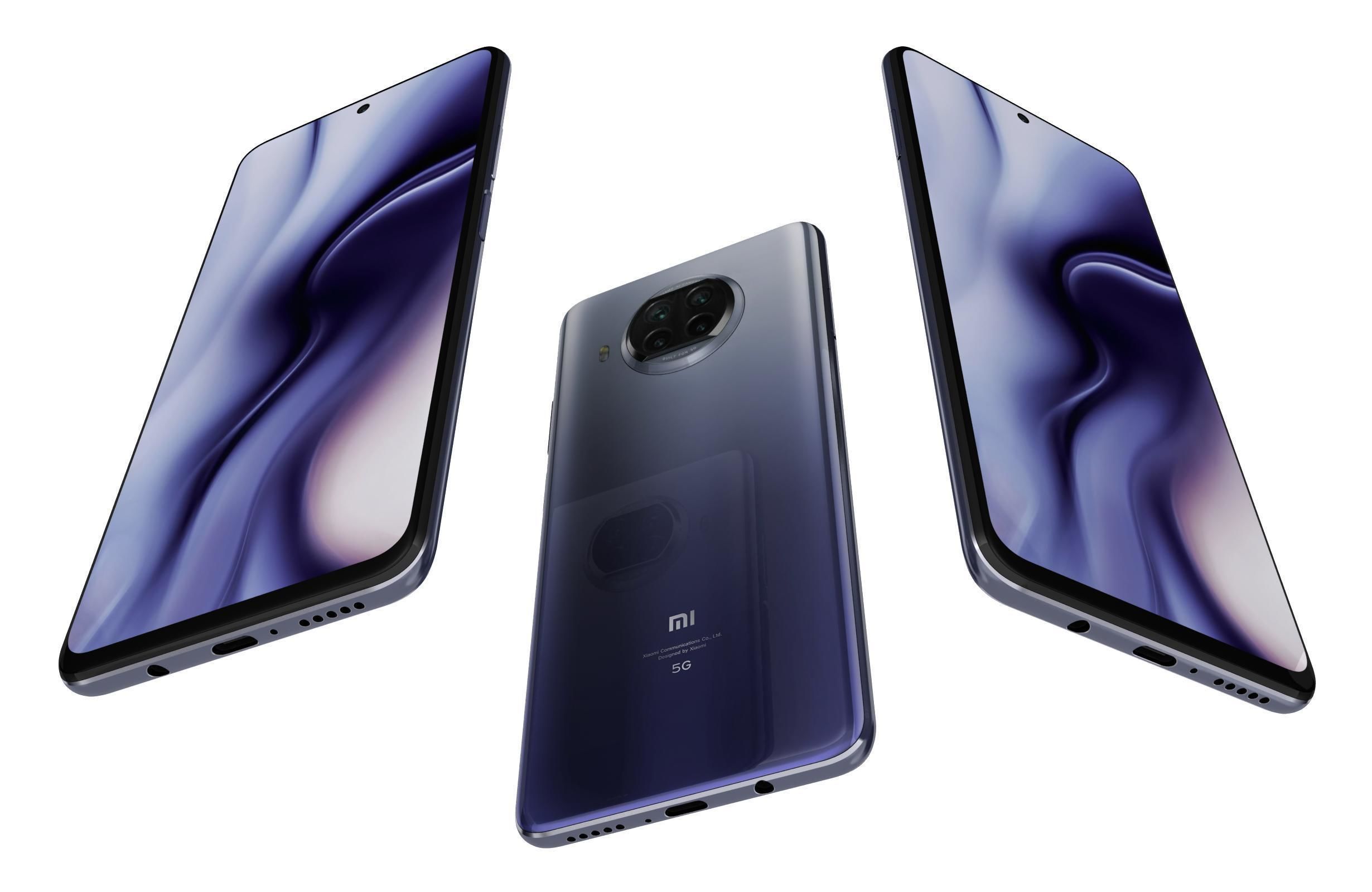 Xiaomi Mi 10i 5G Atlantic Blue 3D model_2