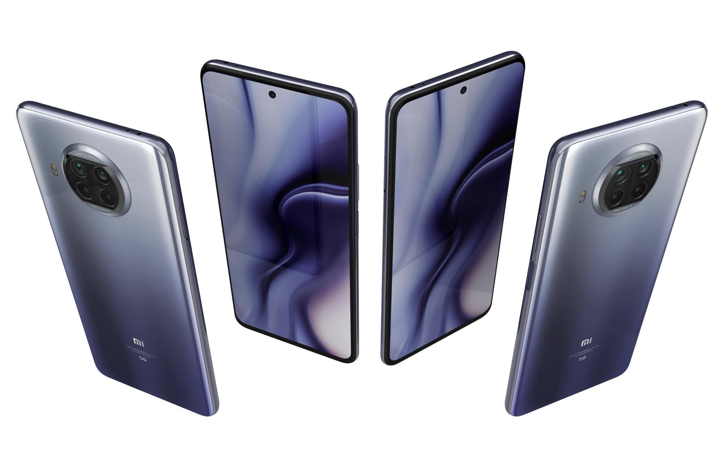 Xiaomi Mi 10i 5G Atlantic Blue 3D model_5