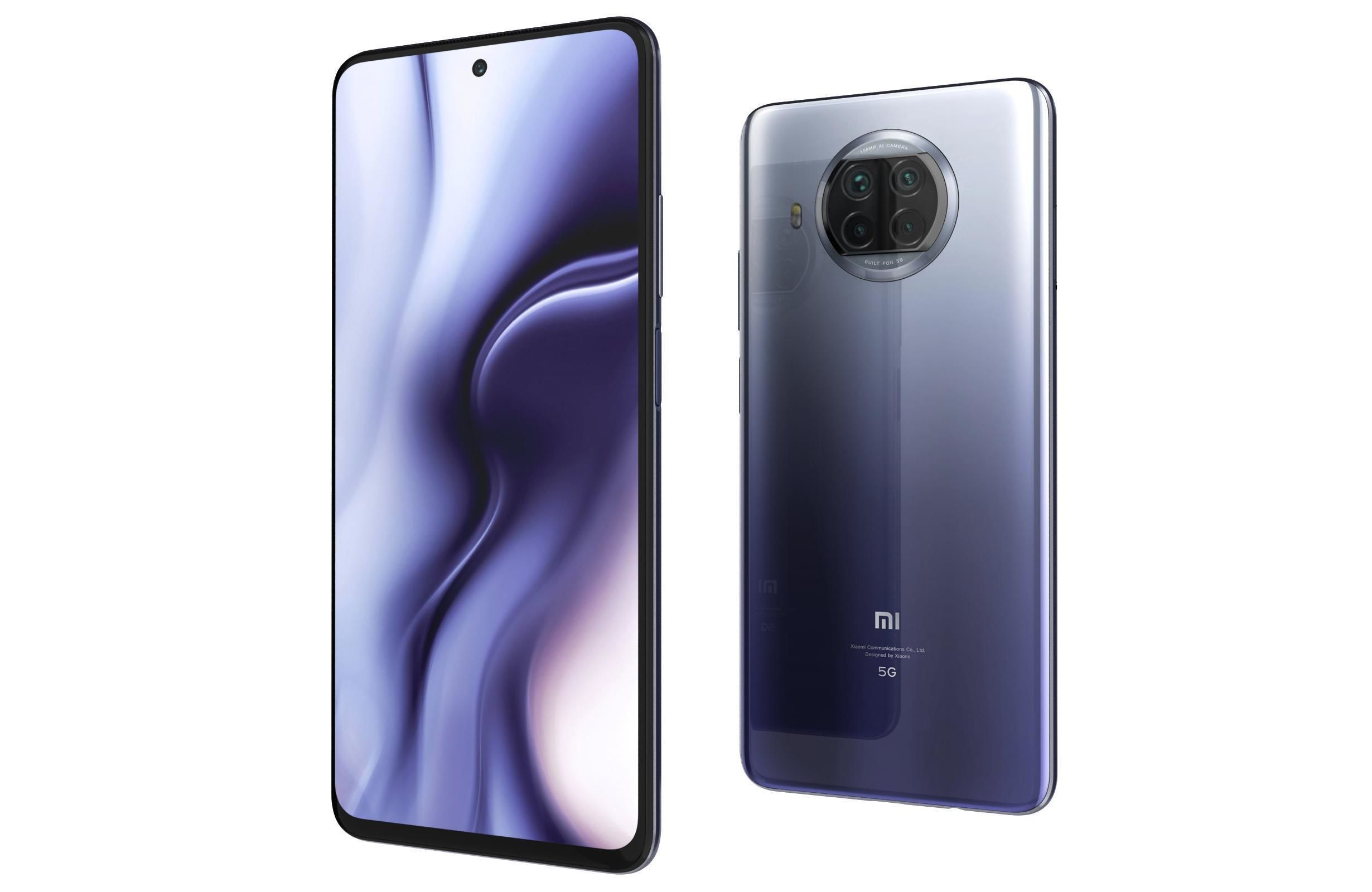 Xiaomi Mi 10i 5G Atlantic Blue 3D model_7