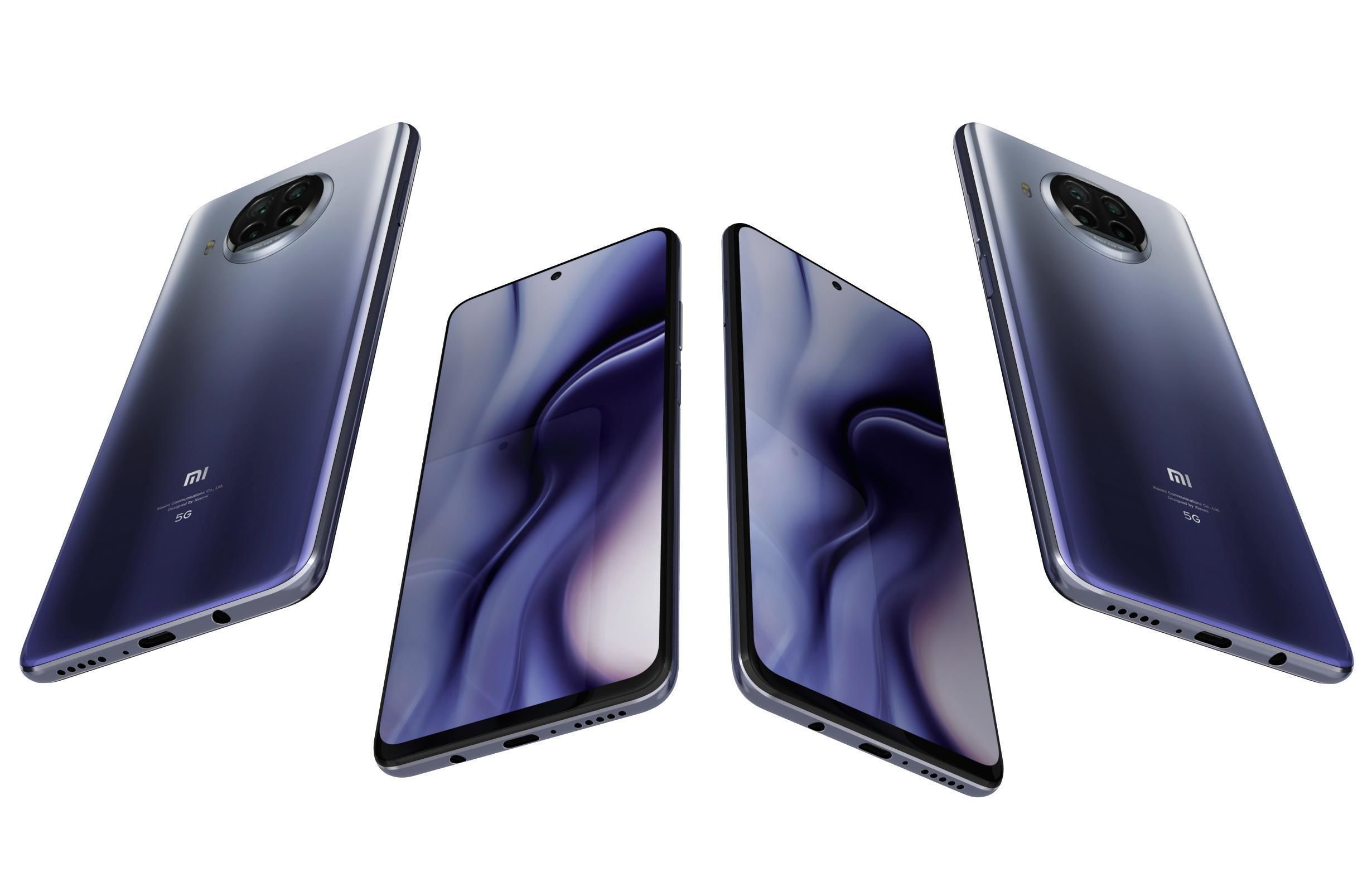 Xiaomi Mi 10i 5G Atlantic Blue 3D model_4