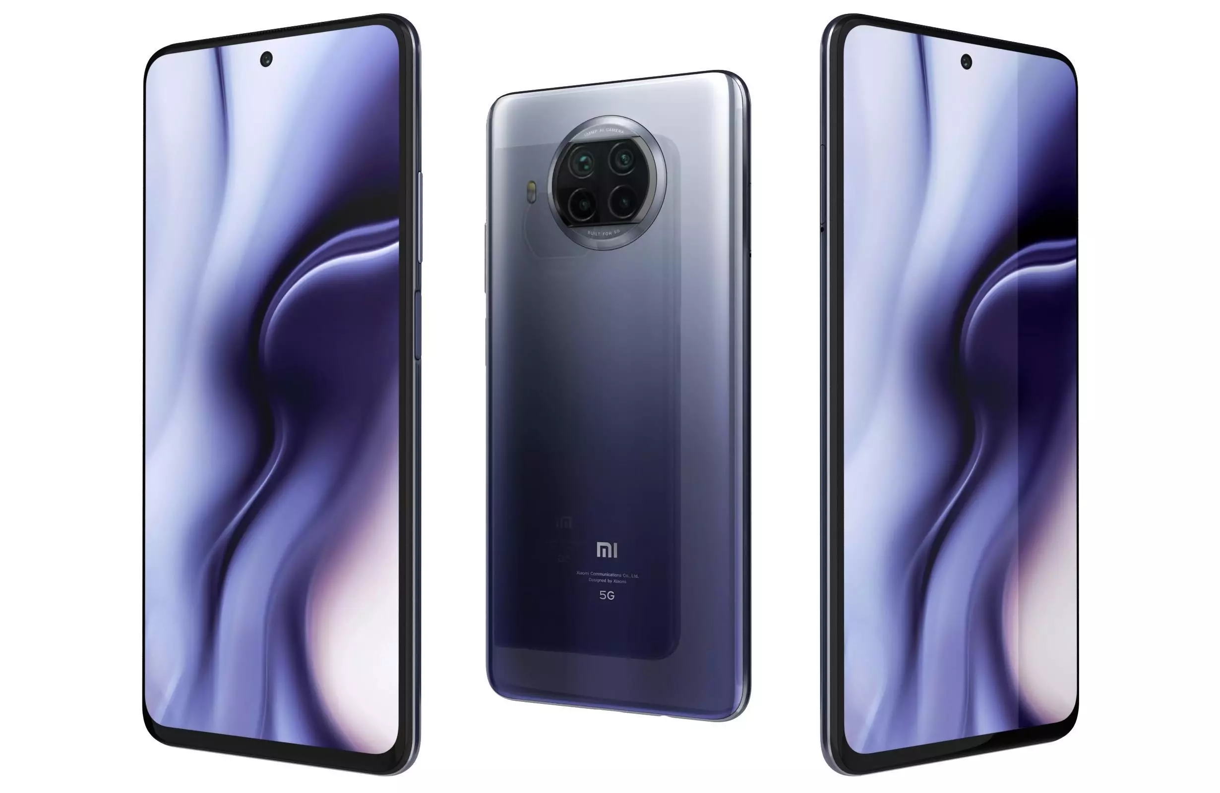 Xiaomi Mi 10i 5G Atlantic Blue 3D model_0