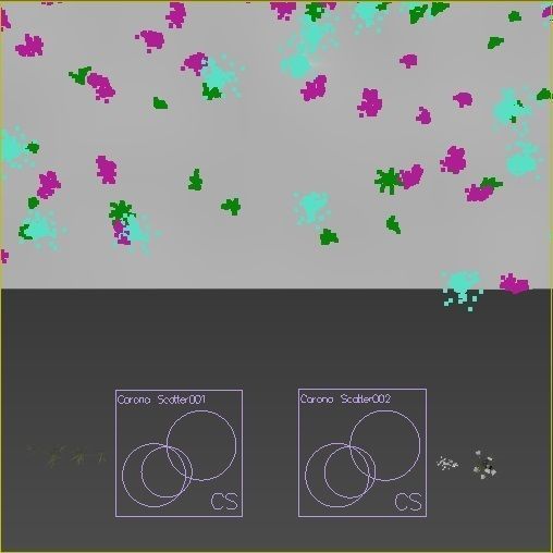 grass for landscape 10 with corona scatter 3D model_3