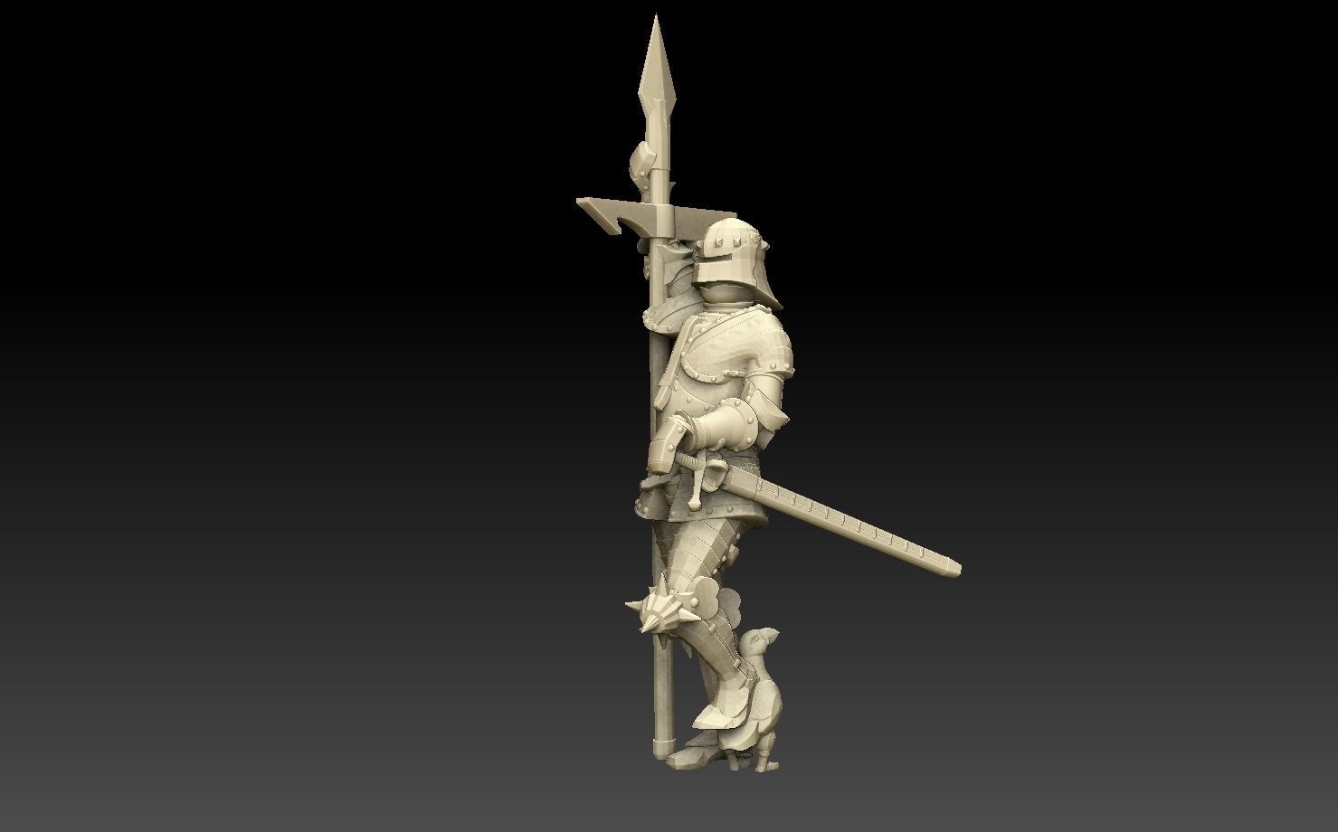 Knight of Iceland 3D print model_18