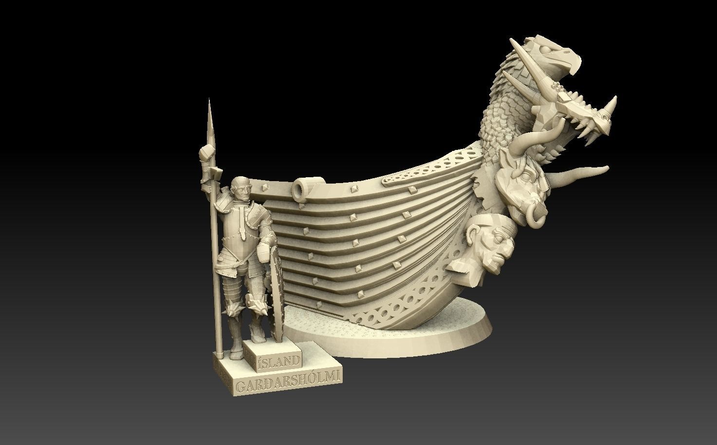Knight of Iceland 3D print model_5