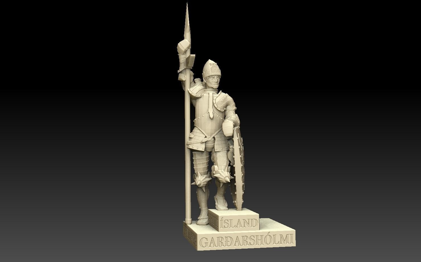 Knight of Iceland 3D print model_19