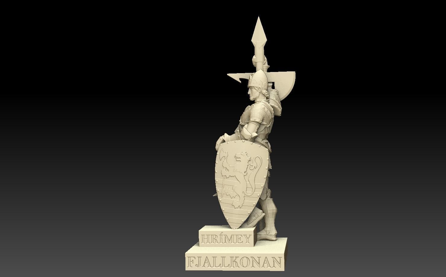 Knight of Iceland 3D print model_21