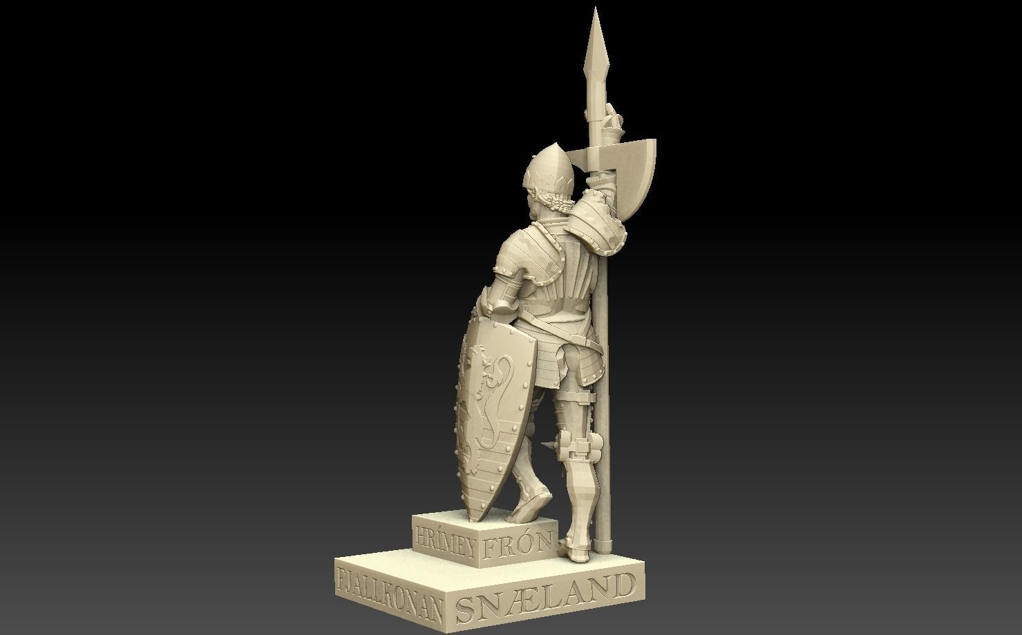 Knight of Iceland 3D print model_22