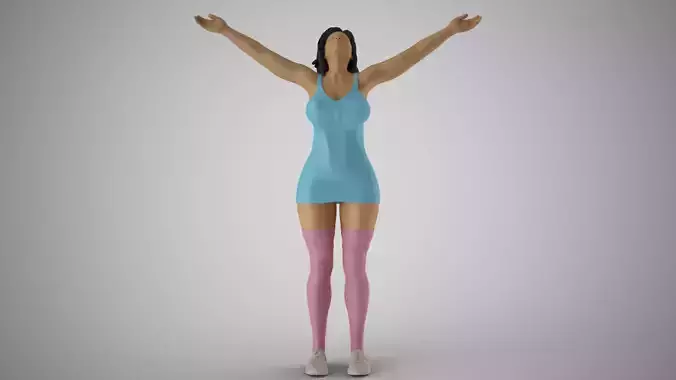 Girl Surrender to Rain