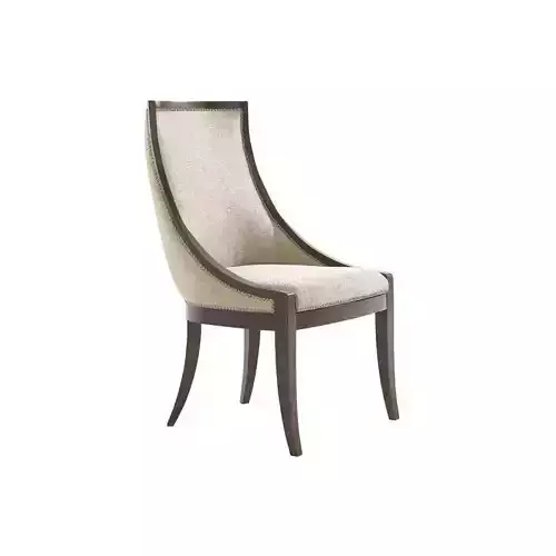 Tower Place Upholstered Side Chair in Cobblestone 3D model