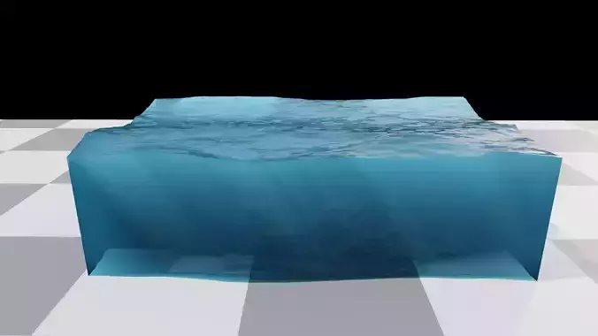 Realistic caustics material Texture