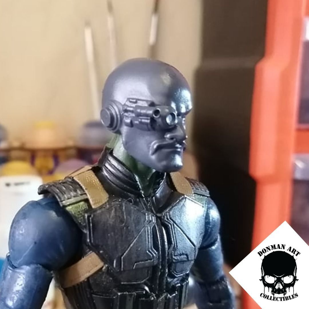 The Doc Head for 6 inch action figures 3D print model_8