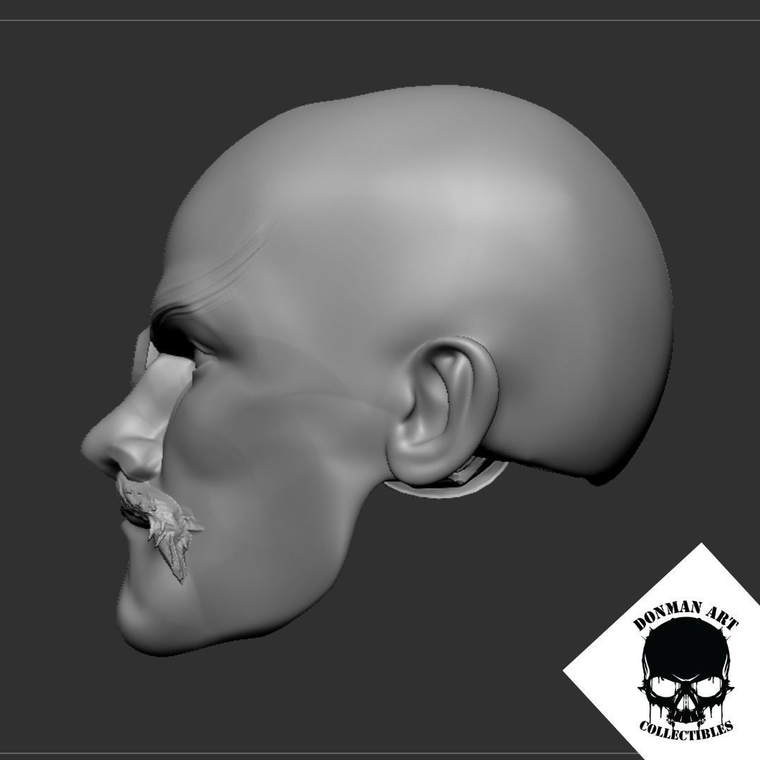 The Doc Head for 6 inch action figures 3D print model_17