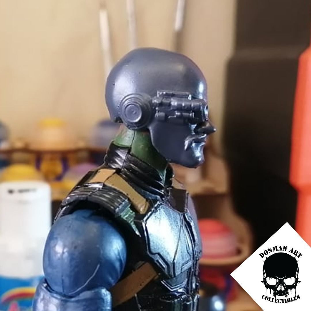 The Doc Head for 6 inch action figures 3D print model_9