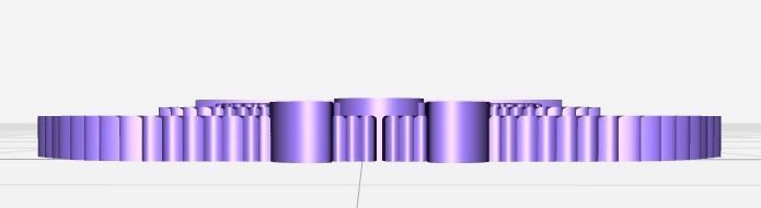 Egyptian Winged Sun Necklace Pendant 3D print model_3