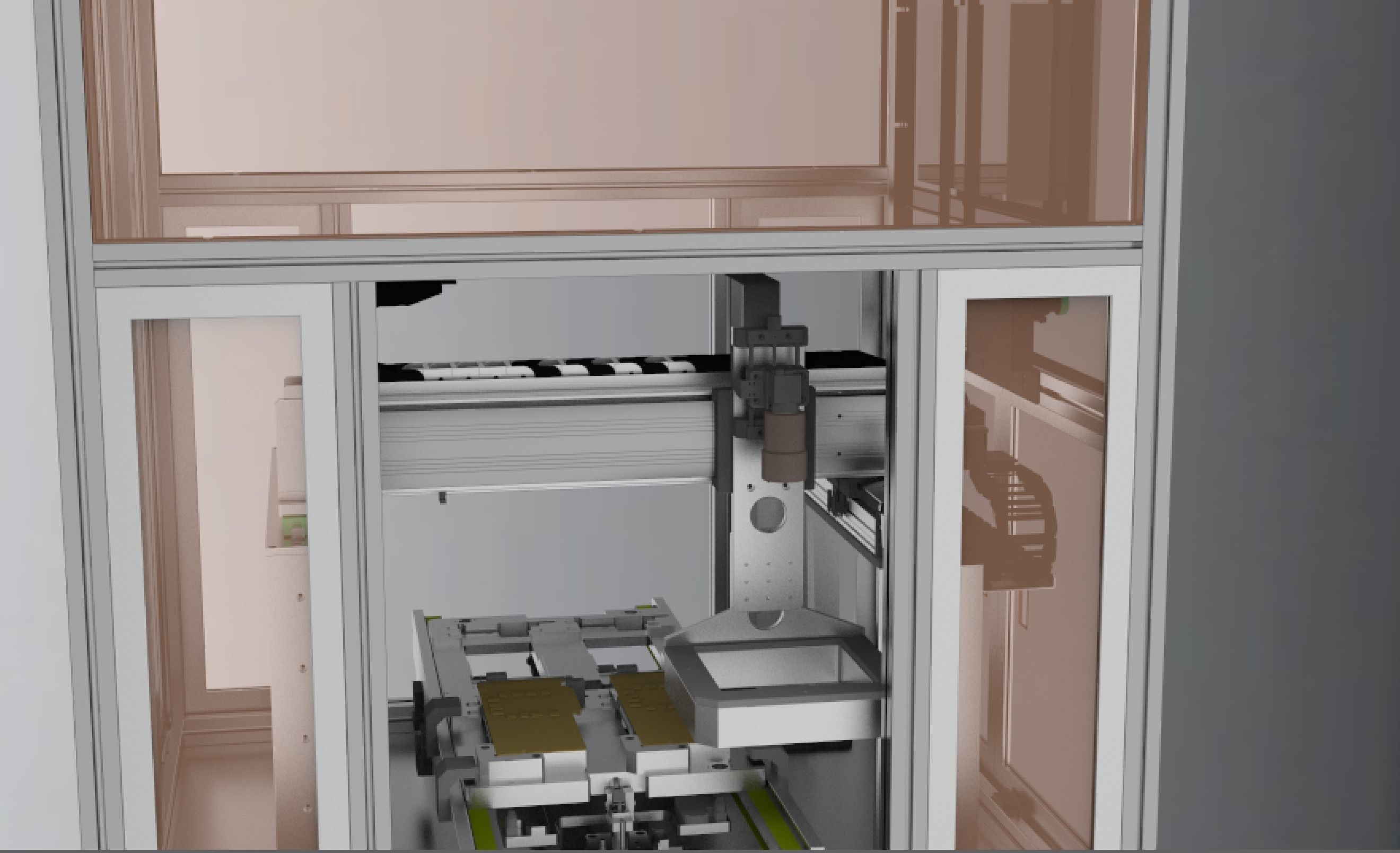 Double station CCD detection machine 3D model_2